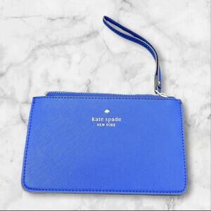 Kate Spade Vibrant Blue 5x8” Wristlet EUC